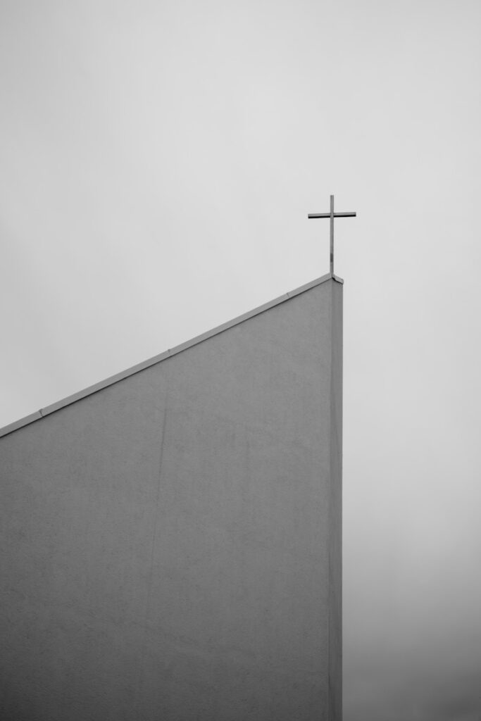 gray concrete building under white sky